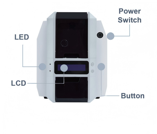 Colorful double sides ID card printers